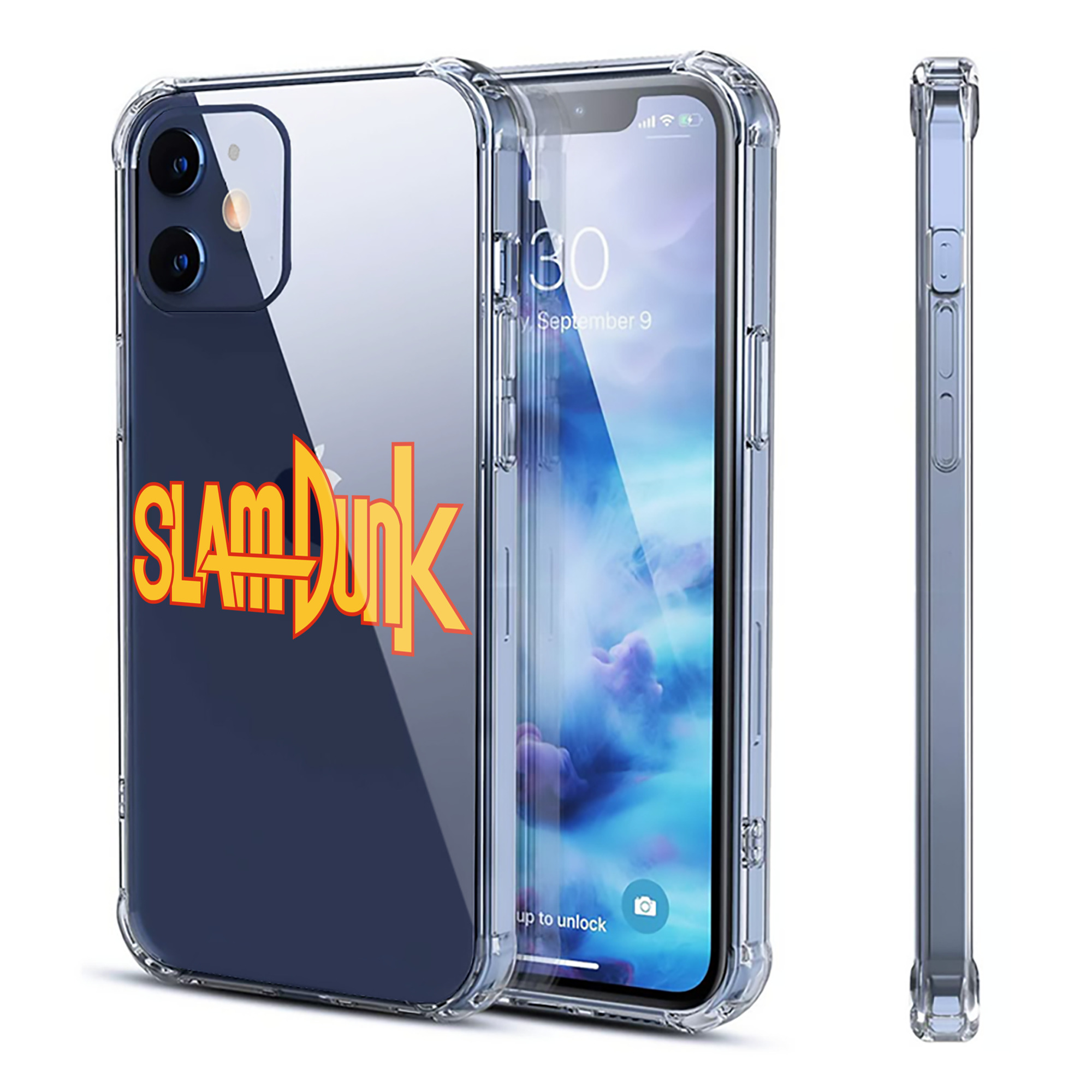 （画像用） SLAM DUNK／スラムダンク 【iPhone 12シリーズ対応】透明スマホケース（クリアソフトケース）
